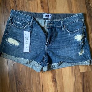 PAIGE Denim Boyfriend Shorts (29)